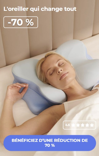 Derila - Oreiller ergonomique de confort